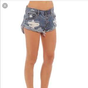 One Teaspoon Denim Shorts